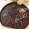 Moda Coreia do Sul Flor de Franja de Cristal DIY Broche de Miçangas Tecido à Mão Flor de Sapato Clipe Lateral Adorno de Cabeça Acessórios de Vestuário