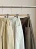Calça cenoura casual curva estilo coreano para mulheres, nova coleção de outono, plus size, cintura alta, modelagem solta, emagrecedora, cropped, perna larga, estilo balão, moderna