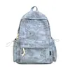Mochila de Moda de Verano 2026 Alta Apariencia Tie-dye Simple Bolsa Escolar Ligera Viaje Gran Capacidad Mochila para Estudiante de Secundaria