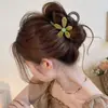 Presilha de garra de osso de dragão estilo coreano retrô, presilha de cabelo de alta qualidade para cabelos grossos, presilha de cabelo de laço feminina requintada, grampo de cabelo coreano para mulheres