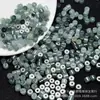 Jadeíta natural de Myanmar grado A agua azul 6 mm cuentas de barril al por mayor DIY joyería de jadeíta pulsera collar cuentas espaciadoras