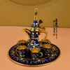 Artesanías de Lata de Colores de Característica Étnica de Xinjiang Adornos Pequeños Utensilios para Vino Regalos de Botella de Vino de Metal Regalos Conmemorativos