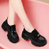 Pastel de Pino Zapatos de Vestir Ingleses Aumentados 2026 Nueva Primavera Con Cordones Suela Blanda Zapatos Individuales Versátiles Zapatos Pequeños de Cuero