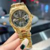 Venta Caliente Transfronteriza Laojia Diary Anillo de Diamante Reloj de Cuarzo Verde Fabricante Reloj de Cuarzo al por Mayor Xd189150