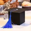 Nueva Caja de Papel para Fiesta de Graduación Celebración Temporada de Graduación Caja de Empaque para Regalo Borla de Birrete Caja de Dulces Suministros de Decoración
