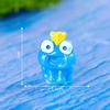 Micro Paisaje de Musgo Adorable Corona Granja de Ranas Pequeñas Decoraciones DIY Accesorios para Colgar Mini Adornos