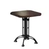 Mesa de Café Redonda Pequeña de Madera Maciza Estilo Retro Americano y Combinación de Sillas Restaurante Bar Tienda de Postres Horneados Restaurante Occidental Catering