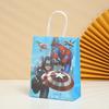 Bolsas de Regalo para Compras de Productos Nuevos Transfronterizos Bolsas de Tote de Papel Kraft al por Mayor Bolsas para Empaque de Regalos de Cumpleaños Dulces y Snacks