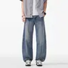 2026 Nuevo Estilo Moda Callejera Americana Retro Jeans Sueltos de Pierna Recta Pantalones Casuales de Pierna Ancha para Hombre Ropa de Trabajo para Hombre