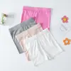 Pantalones de Seguridad para Niñas Verano Niños Pantalones Triples de Modal Pantalones Cortos para Niñas Pantalones Finos de Verano Anti-Luz de Seguridad