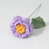 Flores de Peonía Terminadas Tejidas a Mano con Hilo de Lana Flores Tejidas Muebles Creativos para el Hogar Flores Regalos del Festival de Primavera