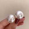 Brincos Pérola Pão Cozido Vintage Francês Hepburn Elegante Luxo Leve Design Exquisito Estilo Coreano Suave Brincos com Pino de Prata Moda Feminina