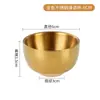 Acero Inoxidable 304 Una Liang Dos Liang Copas de Vino Color Dorado Uso Doméstico Vasos de Té Engrosados Vasos de Agua Doble Capa Copas de Baijiu Sake Uso Comercial