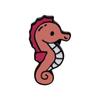 Broche de metal con forma de tortuga y ballena, animal marino europeo y americano, broche de cintura con flor de agua de ballena rosa, lote enorme en stock