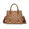 Bolsa feminina elegante modelo 2026 novo, bolsa para mãe de meia-idade, bolsa de mão, bolsa transversal, bolsa feminina estilosa e versátil com padrão clássico