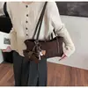 Bolso mate único estilo vintage para mujer, nuevo bolso de moda 2026 para ir al trabajo, bolso de hombro, bolso tote