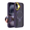 Para iPhone16 Botón de Cámara Inteligente AI Funda para Teléfono Móvil Resistente a la Suciedad Sensación de Piel Soporte Succión Magnética Funda Protectora Nuevo Estilo