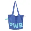Bolsa Casual Simples de Tecido Grande Capacidade 2025 Nova Coleção Primavera Design de Nicho Bolsa Tote Feminina de Ombro/Axila