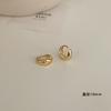 Pendientes lisos de metal de alta calidad. Pendientes de diseño de nicho de lujo ligero para mujer. Pendientes populares de moda 2023.