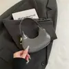 Bolso Retro Brillante Estilo Coreano para Mujer 2025 Nuevo Estilo Bolso Sencillo y Elegante Tipo Concha Bolso de Hombro de Moda Bolso de Hombro para Mujer