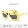 Novos Óculos de Sol Infantis Masculinos Silicone Macio Desenho Capivara Polarizados Bebê Óculos de Sol Femininos Fábrica Atacado Fofo