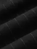 Chaleco de Traje de Negocios para Hombre Cuello Blanco Caballero Traje Rayas Negras Lugar de Trabajo Hotel de Negocios Gerente Ropa de Trabajo Profesional