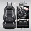 Cojines para Asientos de Coche, Cojines para Asientos de Cobertura Total Hechos a Medida, Fundas de Asiento de Cuero para Cinco Asientos en el Coche, Universales para Todas las Estaciones