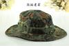 Chapéu Camuflado de Aba Redonda Estilo Americano, Chapéu Boonie para Exterior, Chapéu Redondo para Proteção Solar, Chapéu de Pescador, Boné Camuflado para Caminhada, Proteção Solar e Respirável