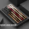 Suministro Exclusivo Transfronterizo de Fundas de Vidrio Rayado de Madera Estilo Vintage para Samsung S24/S25U, Fundas Personalizadas para Teléfono A55 al por Mayor