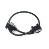 Cable conector macho DB15 de doble ángulo a hembra DB15 de doble ángulo hecho a medida, cable de conexión de equipo