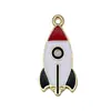 1 Dijes de Astronauta Estrella Luna Esmaltados de Aleación para Joyería DIY para Collar, Pulsera, Aretes