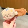 Lindo pasador de pinza para el pelo de oso de peluche con pico de pato, pinza para flequillo lateral, accesorio para el pelo, pasador, pasador