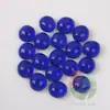 100 Piezas 12-14mm,15-17mm cuentas planas azul oscuro transparente 1.2-1.7cm cuentas planas azul cobalto piezas de ajedrez de juguete