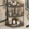Prateleira de Lavatório Canto de Mesa de Maquiagem Desktop Batom Perfume Acessórios Skincare Caixa Organizadora de Cosméticos para Banheiro