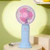 Ventilador Pequeno Portátil Recarregável por USB, Novo Modelo 2026, Presente Portátil para Estudantes, Mini Ventilador de Mesa Doméstico