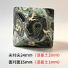 Dados Poliedros Pedra de Olho Verde Natural Jogo de Mesa Dnd Dungeons and Dragons Jogo de Lazer Dados Conjunto Z02