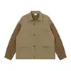 Ropa Vintage 2025 Otoño Nuevo Retro Japonés Patchwork Manga Tejida Multibolsillo Holgada Chaqueta de Trabajo para Hombre