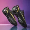 Zapatos de fútbol de caña baja transfronterizos para hombres, mujeres y niños, tacos TF para césped artificial, tacos AG, zapatos de fútbol de cuero para estudiantes, zapatillas de entrenamiento de talla grande
