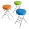 Silla plegable al por mayor Silla con respaldo Silla para el hogar Silla de comedor portátil Silla para dormitorio universitario Silla plegable redonda de ocio para balcón