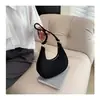 Bolso de Fieltro de Color Sólido para Mujer 2026 Nuevo Estilo Coreano de Moda Bolso de Hombro con Patrón de Piedra Bolso de Mano Versátil a la Moda
