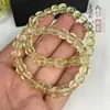 Atacado Cristal Amarelo Limão Cubo de Açúcar Contas DIY Pulseira Original Colar Clavícula Joias Contas Soltas Acessórios