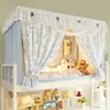 Temporada de Regreso a Clases Cama Pequeña Estudiantil Serie Floral Cortina Mosquitera Blackout Litera Dormitorio Cortina de Privacidad Blackout En Stock Mayoreo