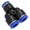 Conector Neumático Rápido Tpm Asahi PU Recto Pgpegpw Diámetro Variable Pepy Tres Vías Enchufe Rápido para Tubería de Aire 468 Conexión