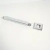 Brazo de Ducha Superior de Acero Inoxidable Tubería Oculta Codo de Tubo Cuadrado para Ducha Cabezal de Ducha Estilo Moderno