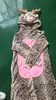 Atacado Outono e Inverno Hipopótamo Desenho Animado Pijama Peça Única Animal Infantil Macaco Marrom Unissex Flanela Roupa de Casa