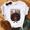 Playera Estampada de Moda Kawaii Melanina Playera Mujer Divertida Bla