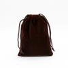 Bolsa de franela negra directa de fábrica bolsa de embalaje para almacenamiento de joyas bolsa para joyas bolsa de regalo bolsa para joyas con cordón