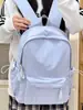 Mochila Escolar para Estudantes Universitárias, Design Simples de Letras Estilo Japonês, Mochila Moderna de Alta Aparência para Alunos do Ensino Médio, Mochila Versátil para Viagem