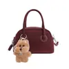 Bolso Boston Retro de Gama Alta 2025 Nuevo Otoño e Invierno Versátil Bolso Cruzado Súper Moderno Elegante Bolso de Mano