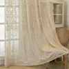 Cortinas de jacquard estilo europeo y cortinas transparentes